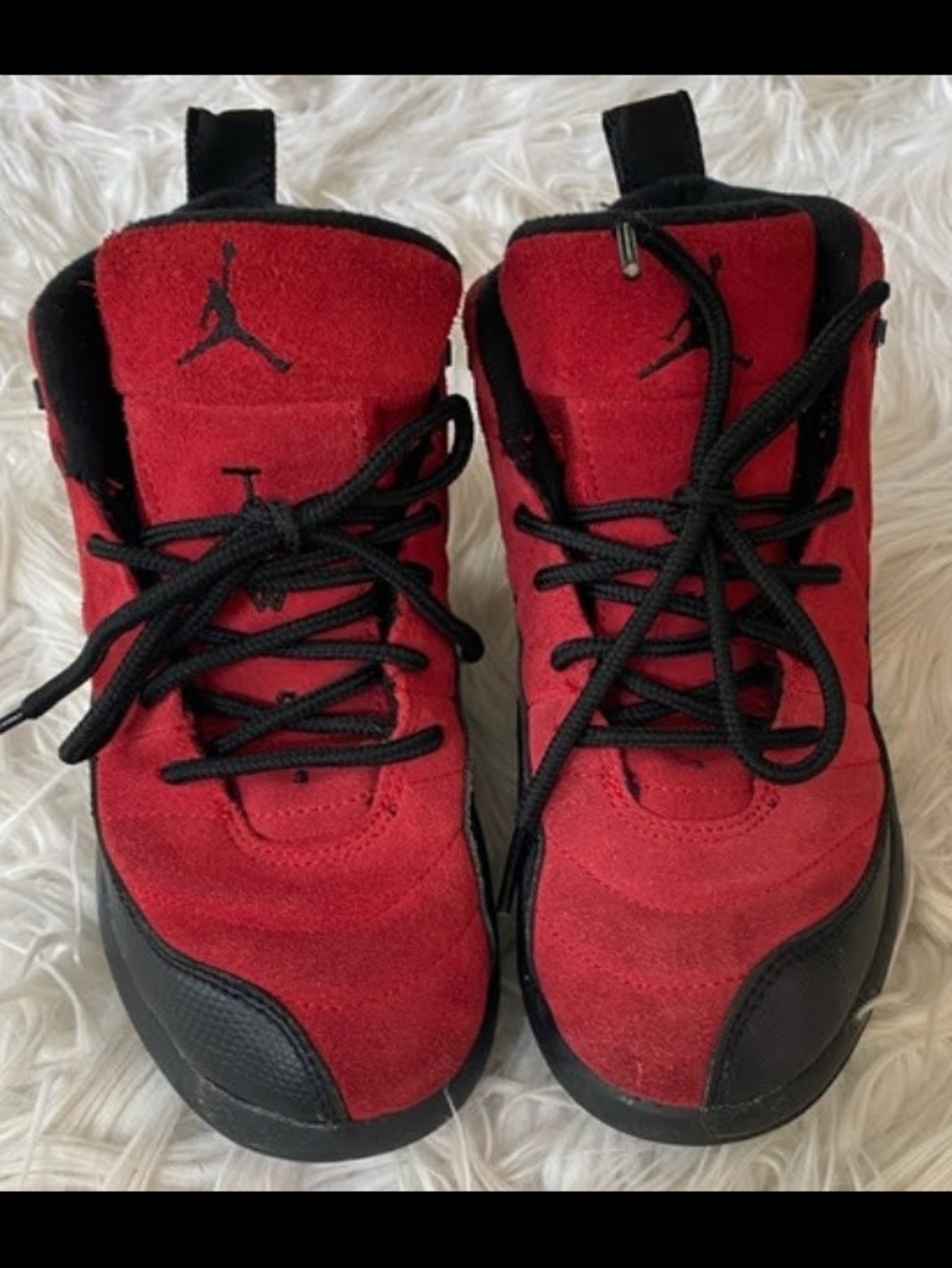 Jordan Kids' Red and Black Basketball Sneakers
